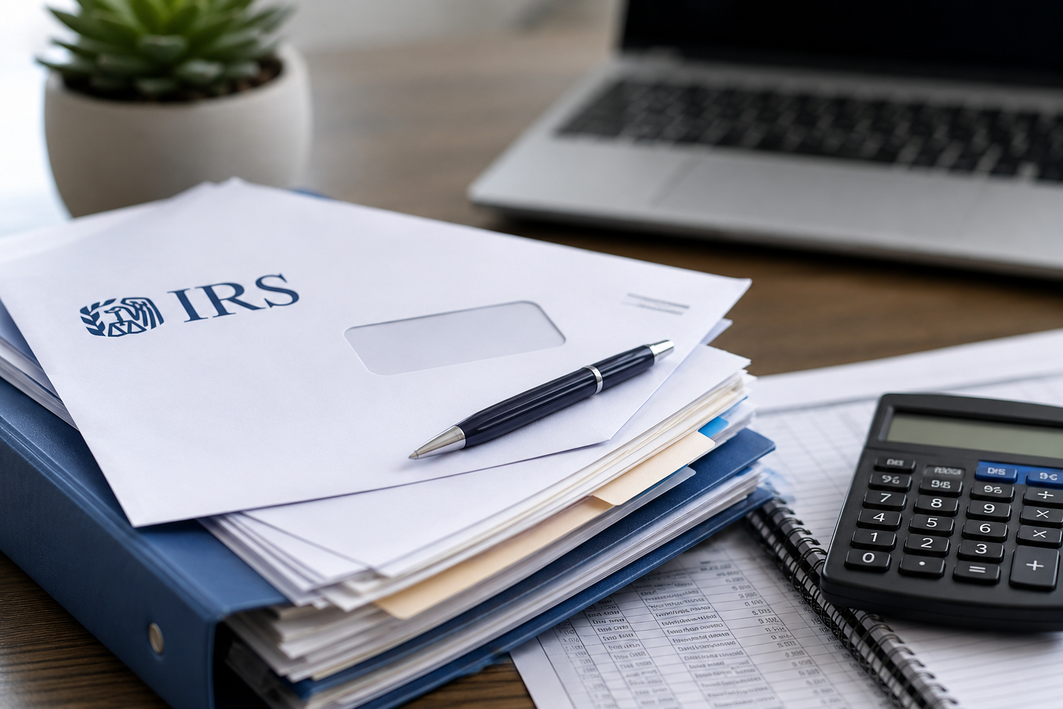 Tax professional reviewing IRS penalty notices related to Kwong v. United States and COVID-era penalty relief