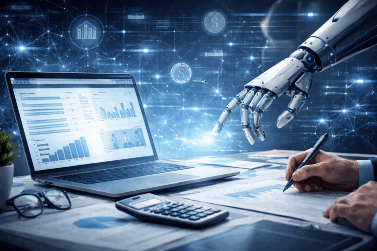 Artificial intelligence analyzing tax documents and financial data to identify compliance risks