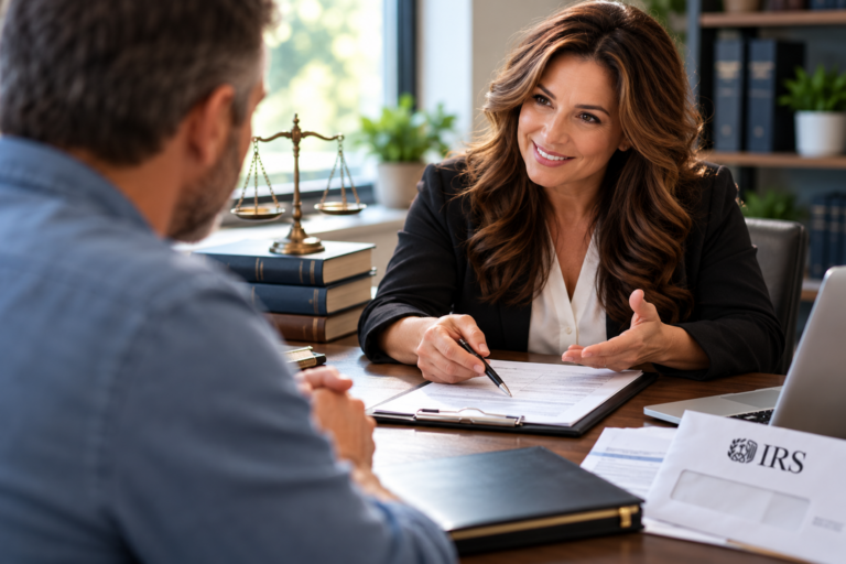 Taxpayer exercising the right to retain representation when dealing with the IRS